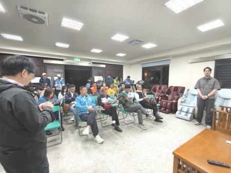連江縣政府工務處辦理白沙碼頭區整體發展細部規劃地方說明會。（圖／文：鄭禮頤）