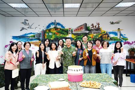 母親節活動指揮官表達關懷與祝福。