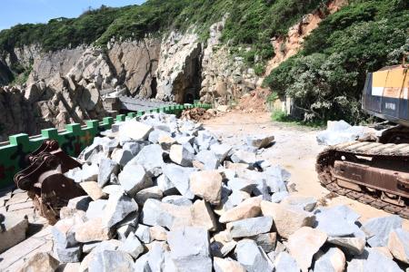 東引北海坑道邊坡復原工程啟動　預計7月完工