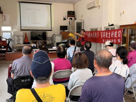 消防局深入社區宣導水域安全　提升民眾防溺意識