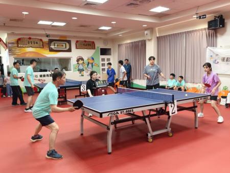 以球會友　桌球社區聯誼賽北竿熱鬧揮拍