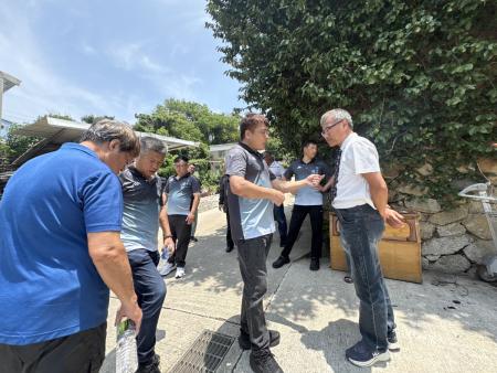 南竿鄉政考察　聚焦市場秩序、景觀安全及殯儀館工程
