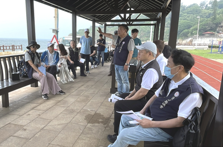 縣政考察抵西莒　關心青帆受災戶重建、碼頭規劃及社宅進度