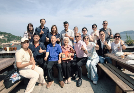 芹壁王秋瑛喜迎91歲生日　北竿所會賀壽獻祝福
