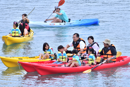 跑過山海、划向夢想！東引畢業生挑戰鐵人三項