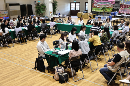 社家署副署長張美美率23名委員抵馬進行兩年一度的社福考核，縣長王忠銘代表縣府感謝委員肯定與建議，協助馬祖社福更健全。（圖／文：王致潔）