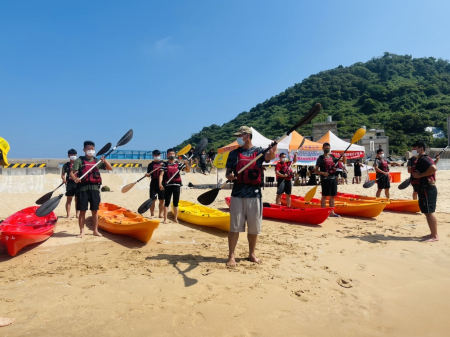體育會7/11后澳沙灘舉辦獨木舟體驗