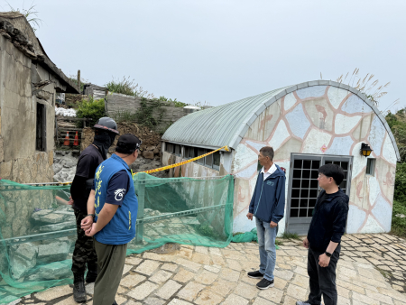 大浦魚寮地基掏空　縣府啟動搶災處理