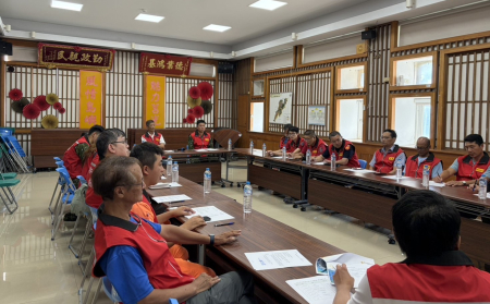 莒光完善橫向聯繫　落實各項防颱措施