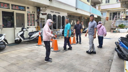 東引鄉長林德建會同鄉代會等檢視各項防災整備工作