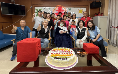 曹德水喜迎101歲生日　縣府暖心祝壽