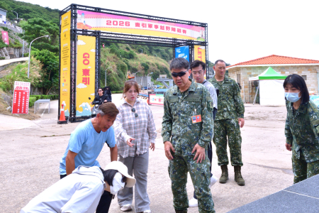 東引軍事越野障礙賽　公所、指揮部巡視場地與動線