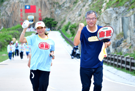 跑一場賽　玩一座島。（圖與文：陳其敏）
