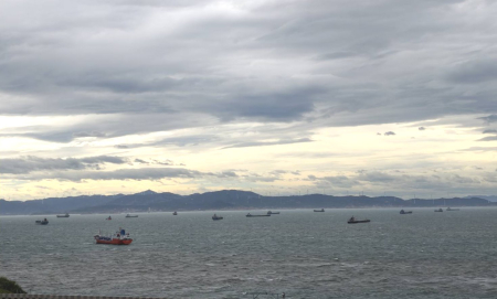 風浪增強　多艘船舶駛入北竿西側海域避風