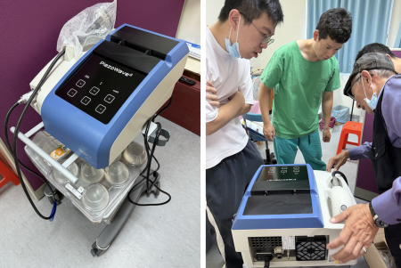 縣立醫院引進聚焦式體外震波治療機