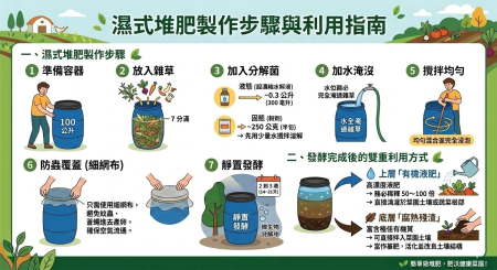 環資局推濕式堆肥　即起提供10組分解菌免費試用