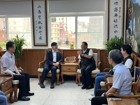 金門檢察分署檢察長毛有增退休　拜會縣長辭行