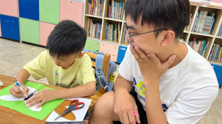 大手牽小手　歡樂開學趣！（圖：馮紹夫、王致潔、鄭禮頤、宋幸儒、蔡夢玲、東引國中小）