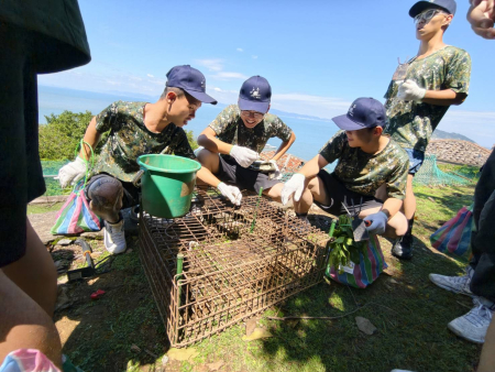 手護大坵五載　共築生態未來。（圖與文：鄭禮頤）