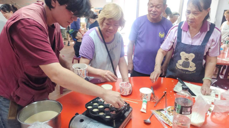 田澳社區「海味章魚燒DIY」　鄉親熱情參與