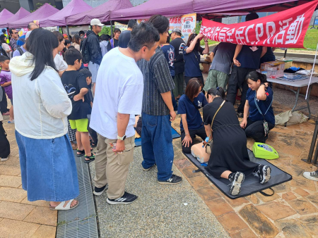 救命技能學起來！消防局嘉年華推廣全民急救CPR+AED