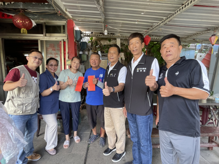縣長至莒光提前賀重陽　致贈長者敬老禮金