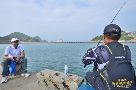 縣運磯釣競技　展現離島特色。（圖與文：陳其敏）