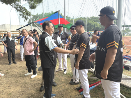 縣長走訪競賽場地　關心選手整備狀況