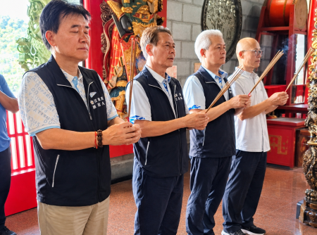縣運暨離島運登場　縣長祈福盼賽事順利