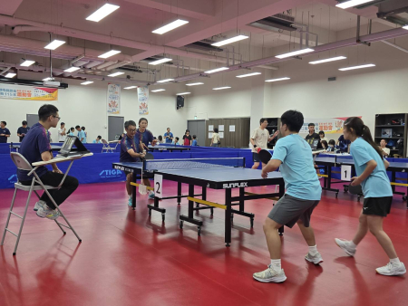 桌球火熱開打　社會組激戰、國中小雙打、國中男單成績揭曉