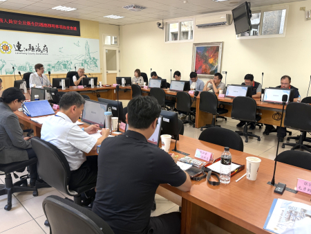 保訓會派員抵馬辦理安全及衛生防護定期抽查，全面檢視消防設備、安全防護與反霸凌等設施措施，協助強化公務職場安全。（圖／文：王致潔）