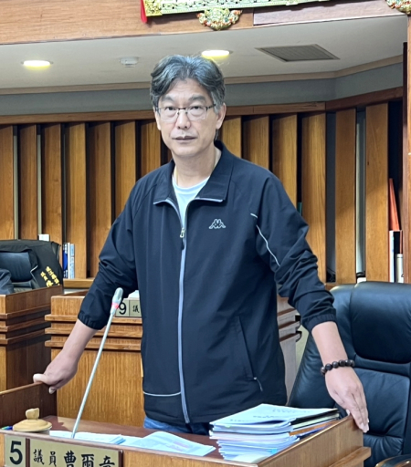 曹爾章質詢新版財劃法　要求積極向中央爭取