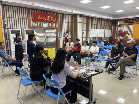 連江縣第9屆縣議員（第三選區）、第13屆莒光鄉鄉長、鄉民代表及村長選舉候選人號次抽籤順利完成。（圖／文：宋幸儒）