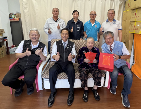 介壽馮依香91歲壽辰　縣長暖心祝壽