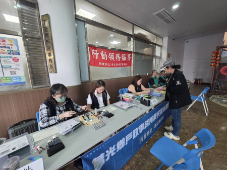 行動領務首度至莒光　離島鄉親便利又窩心