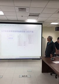 環境教育終身學習護照抽獎活動已於26日上午11時在連江縣環境資源局舉辦公開抽獎,由局長張壽華抽出30位幸運鄉親。(圖:連江縣環境資源局)