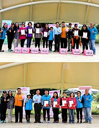 　107年國際志工日，由縣長劉增應表揚今年度優良志工暨居服員，以及連江縣社區發展工作優等、甲等社區協會。（圖／文：曹重偉）