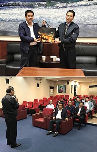 福州市人民政府副秘書長虎發仁一行13人,6日來馬文化交流考察。(圖/文:吳嘉榮)