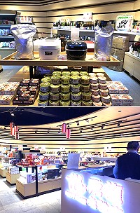 　經過一年營運及調整，飛龍免稅店陳展商品已由開幕時的百項增加至4百餘項。（圖／文：陳鵬雄）