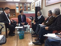 立委陳雪生、縣長劉增應20日與交通部公路總局進行協商,交通部同意支持南北竿大橋綜合規劃案。(圖:立委陳雪生辦公室)