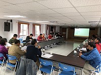 　交旅局召開2019北竿硬地超級馬拉松第1次跨部門協調會。（圖／文：陳鵬雄）