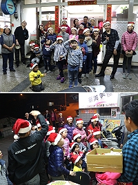 東莒國小及附設幼兒園小朋友們用音樂及歡笑聲,祝賀大家聖誕快樂及新年快樂。(圖/文:蔡夢玲、東莒國小提供)