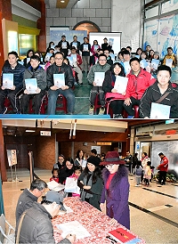 連江縣政府文化處23日下午2時於馬祖民俗文物館亮島人專區前舉辦《八千歲亮島人》新書發表會,縣長劉增應、處長吳曉雲及多位校長、教師等來賓到場致意,希望透過這本書把珍貴歷史傳承下去。(圖/文:曹重偉)