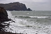 　海象惡劣。（圖與文：陳其敏）