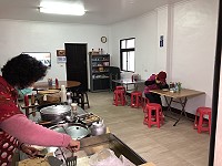 　看好未來消費人口增加，板里唯一早餐店裝修店面讓消費者有更大用餐空間。（圖／文：陳鵬雄）