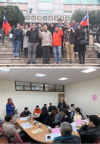 傾聽青年意見,連江縣青年事務委員會昨日召開首次會議,盼成為政府單位與青年的溝通橋梁。(圖/文:馮紹夫)