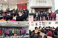 北竿各級民代、鄉村長昨日拜訪府會、馬防部、馬管處,爭取地方觀光建設。(圖:馮紹夫、北竿鄉公所)