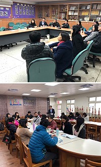 教育處長陳冠人帶領處內同仁們前往四鄉五島交流108新課綱彈性學習課程規劃及執行現況,積極推動具備地方特色的教育政策。(圖:教育處)