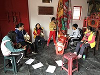 　緊鑼密鼓。（圖／文：陳鵬雄）