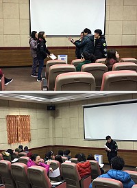 馬祖地區民宿服務優化活動,第三場莒光場24日於東莒遊客中心舉辦,吸引地方業者前往聆聽。(圖/文:蔡夢玲)